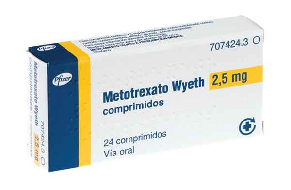 Caja de Metotrexato 2,5 mg